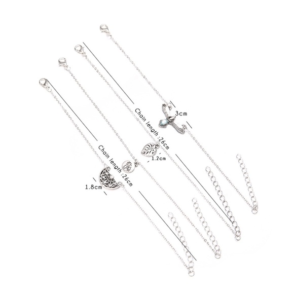 **CALLIOPE* 4-Pc Silver Eagle Fashion Bracelet Set - Picture 8 of 8